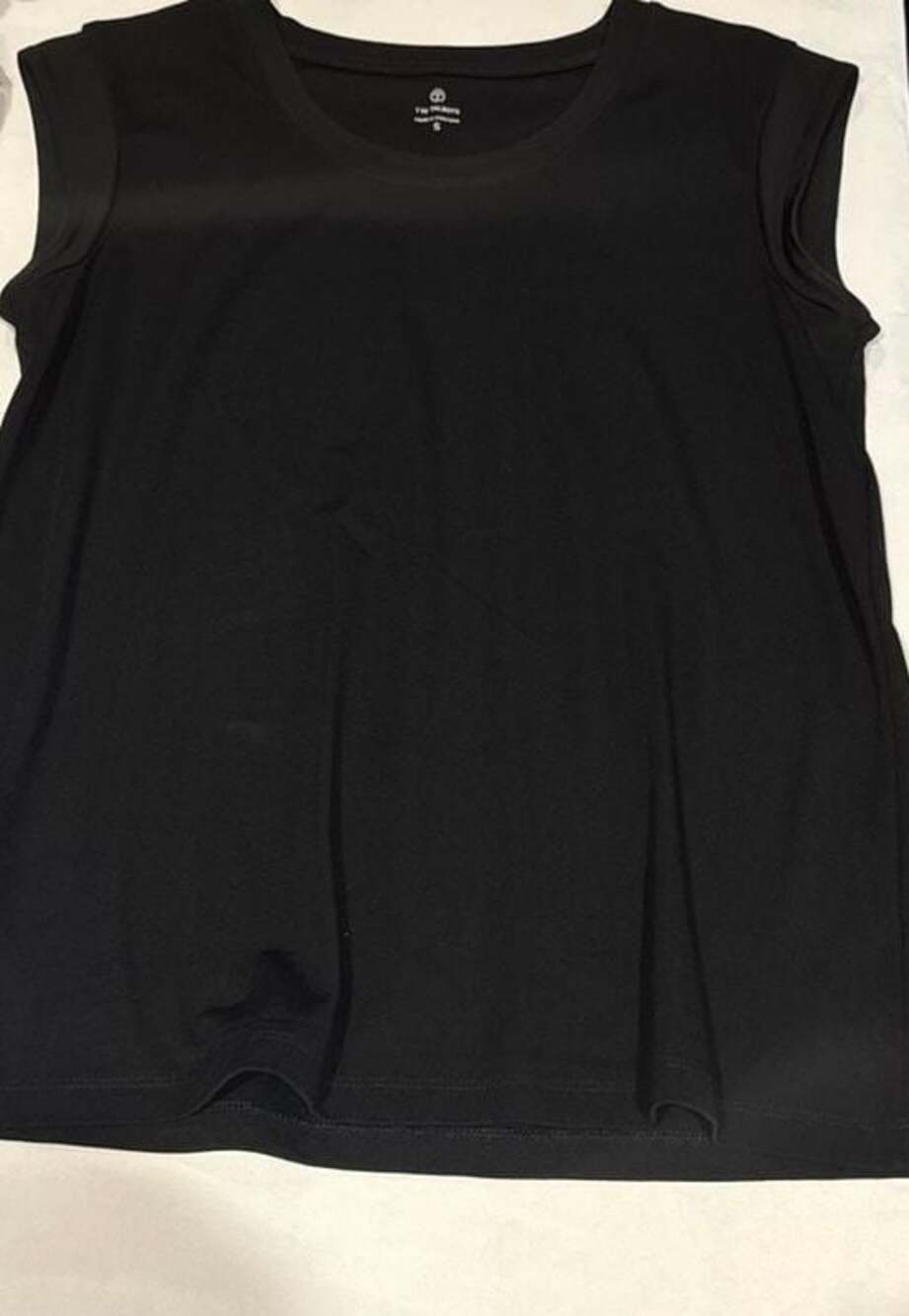 T by Talbots Black Active Sleeveless Muscle Tee